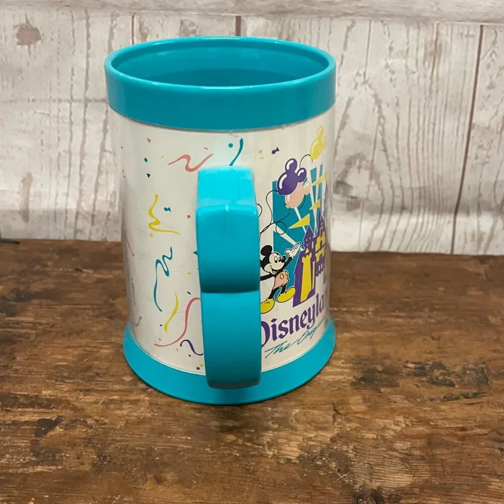 Vintage Disney Thermo-Serv plastic mug
